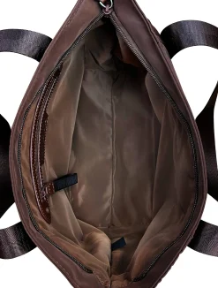 Skutty Flap Small Tote - Choc