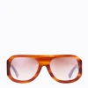 Spruce Aviators - Brushed Torti/Silver