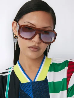Spruce Aviators - Brushed Torti/Silver