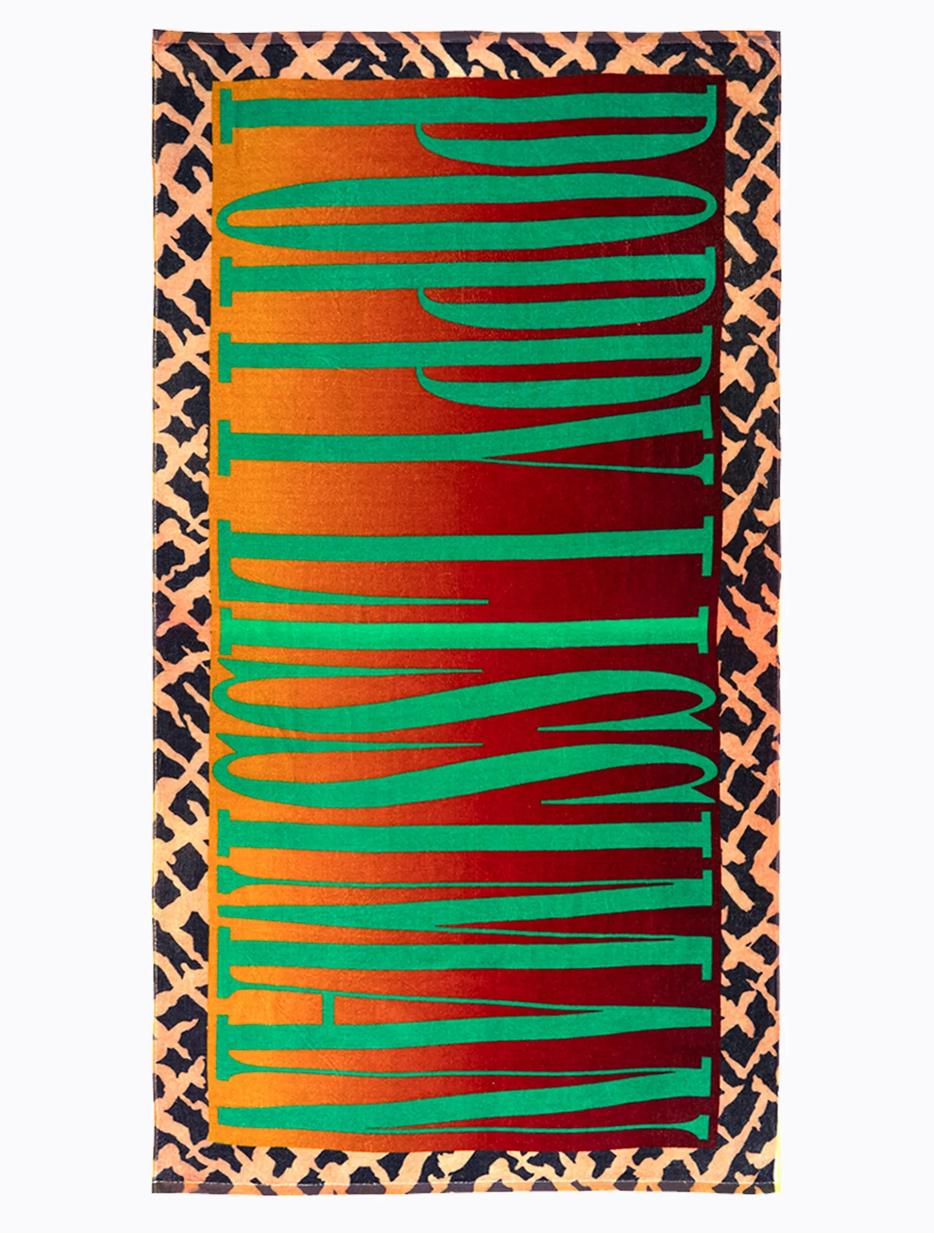 Sunset Velour Towel