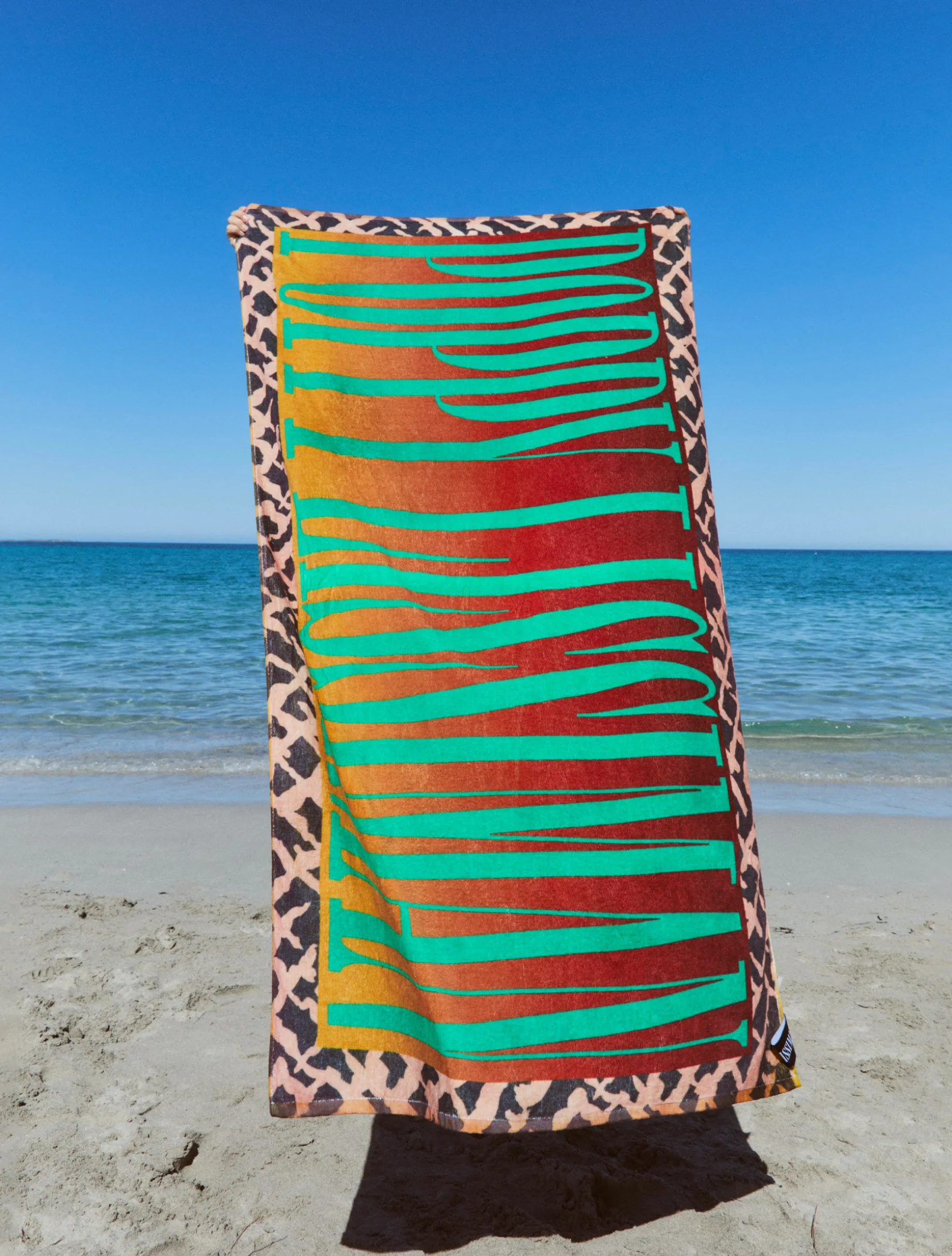 Sunset Velour Towel