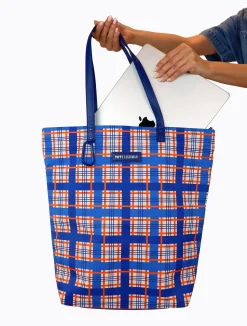 Tarnation Tote - Blue Tartan