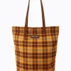 Tarnation Tote - Ochre Tartan