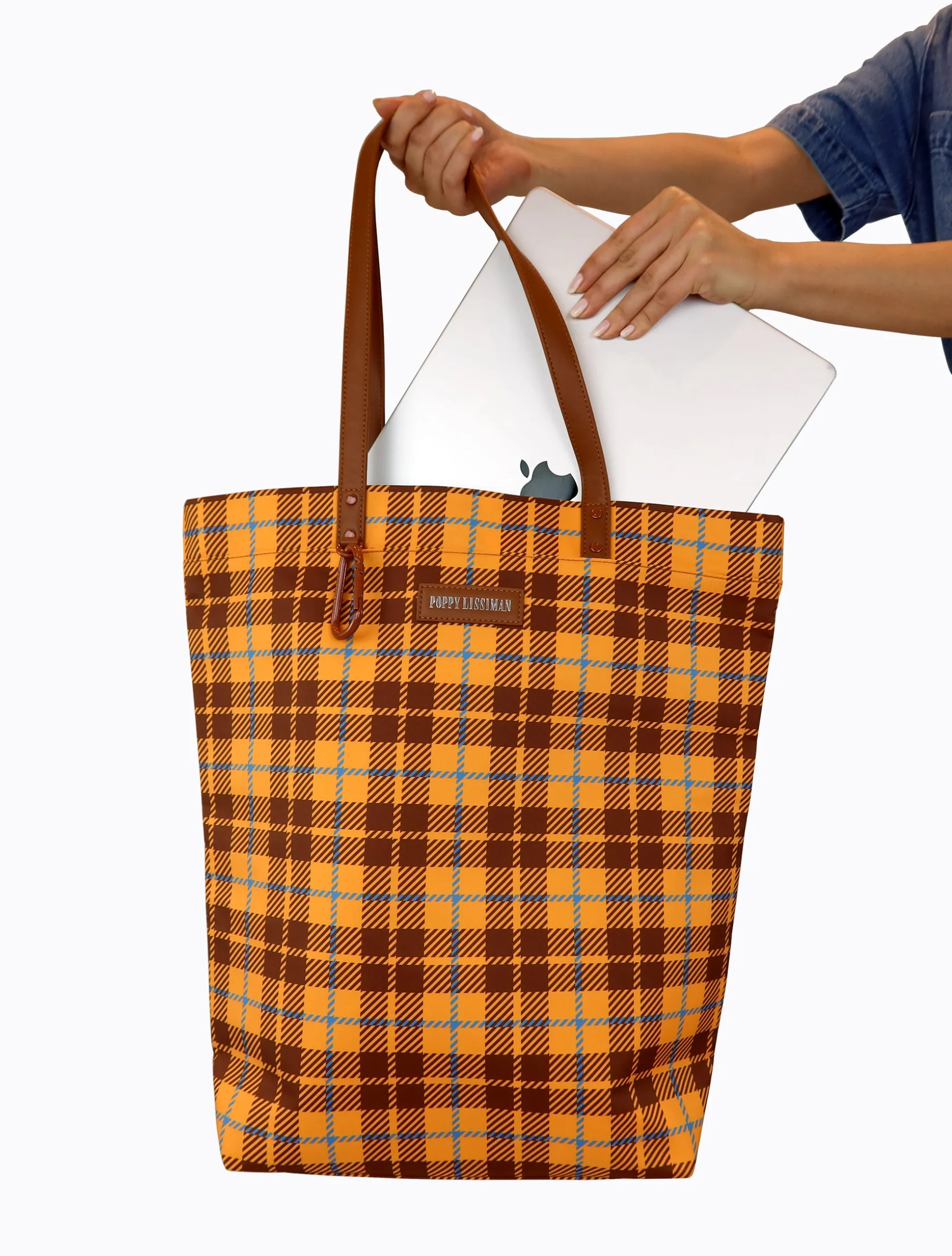Tarnation Tote - Ochre Tartan