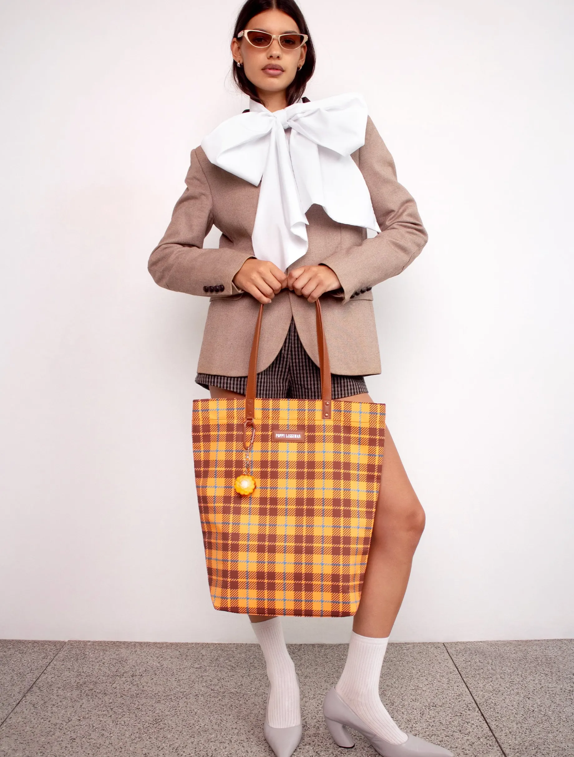 Tarnation Tote - Ochre Tartan