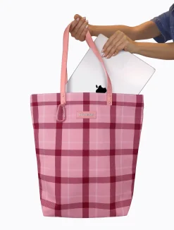 Tarnation Tote - Pink Tartan