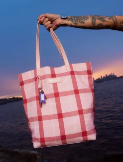 Tarnation Tote - Pink Tartan