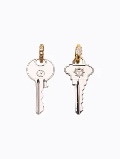 Unlock Earrings - Gold / Silver
