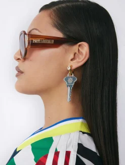 Unlock Earrings - Gold / Silver