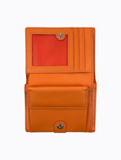 Window Wallet - Black / Mandarin