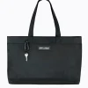 Winnie Laptop Tote - Black / Sky Blue