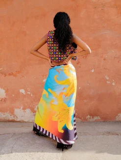 Yellow Lilies Sarong