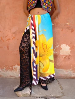 Yellow Lilies Sarong